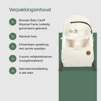 Brendan Baby Care® - Opvouwbare & Lichtgewicht Wipstoel